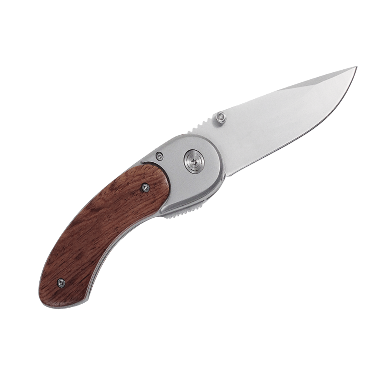Rosewood Wood Curve Handle Knife