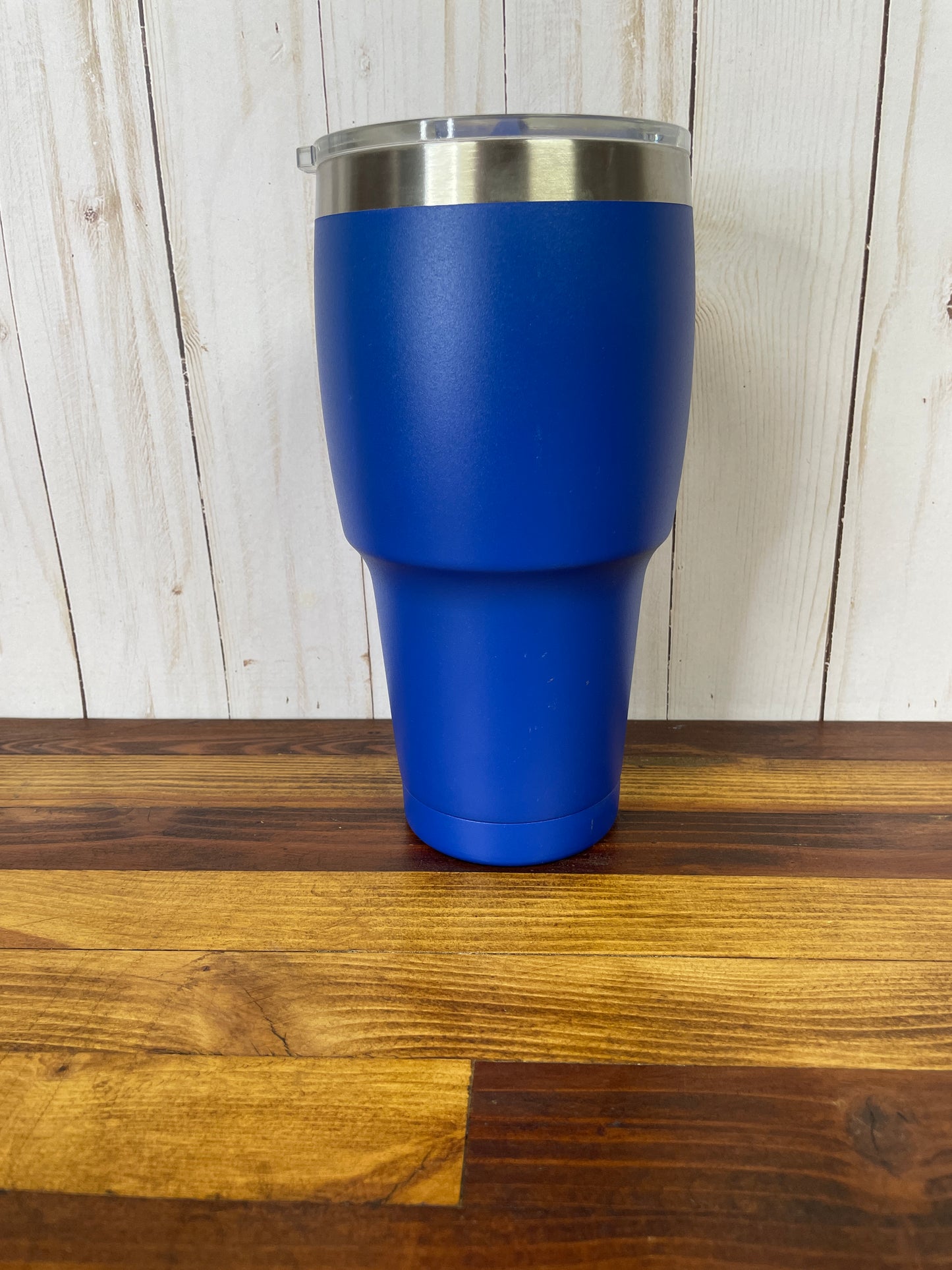 Custom Laser Engraved Tumbler - Royal Blue 30oz