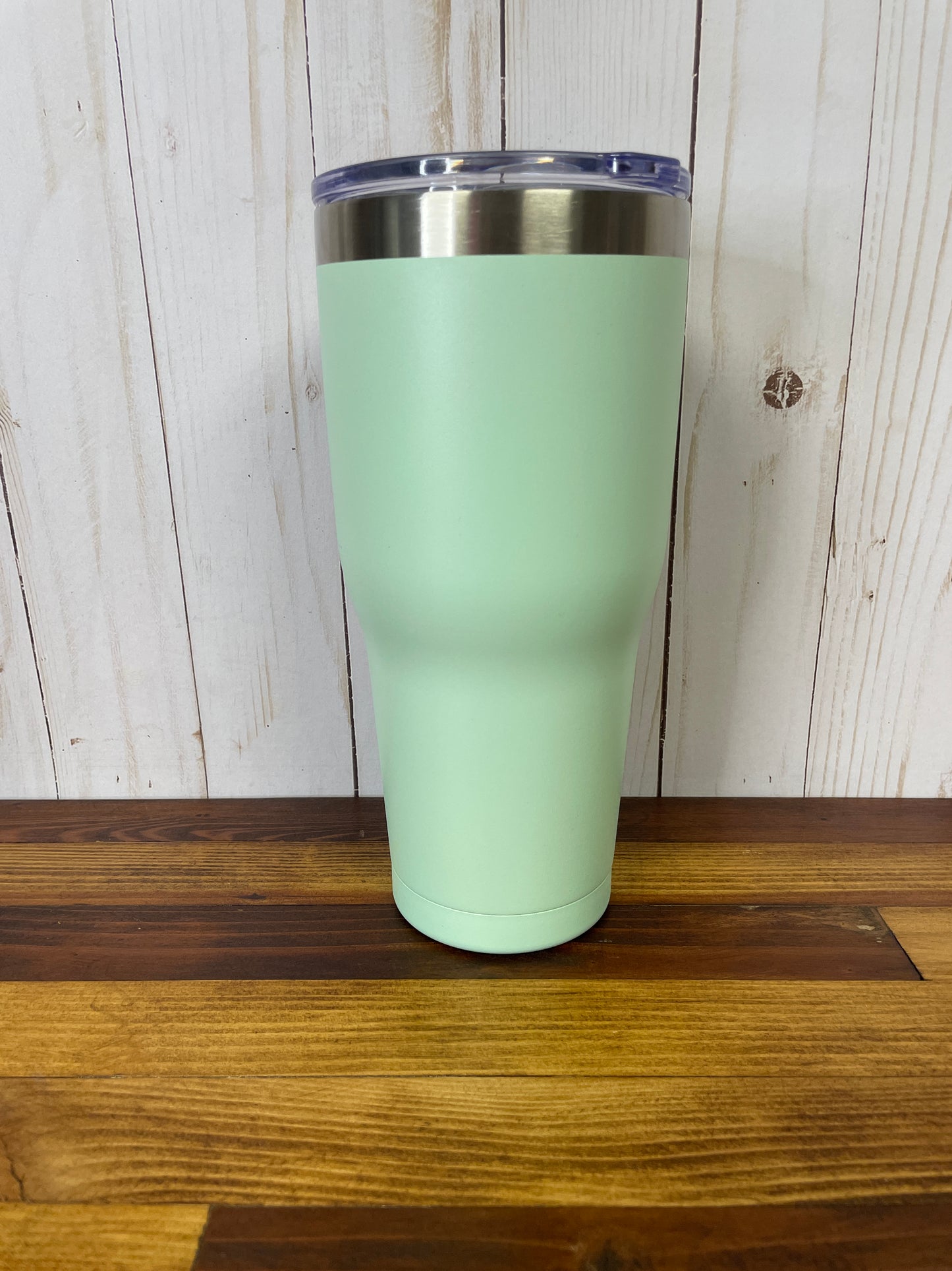 Custom Laser Engraved Tumbler - Mint/Light Green 30oz