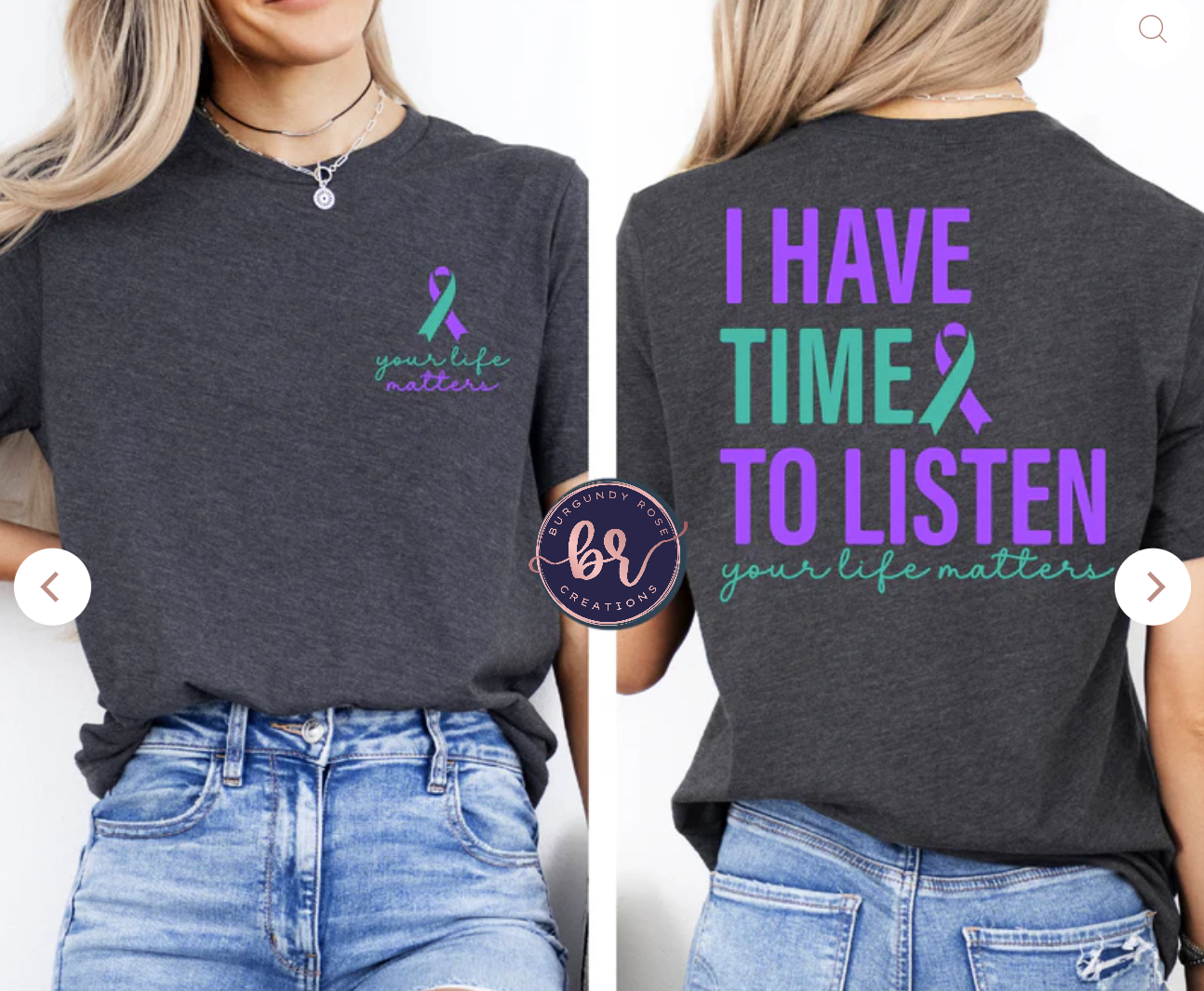 Your Life Matters, I Have Time To Listen, Awareness