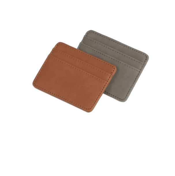 Saddle Faux Leather Wallet with Money Clip