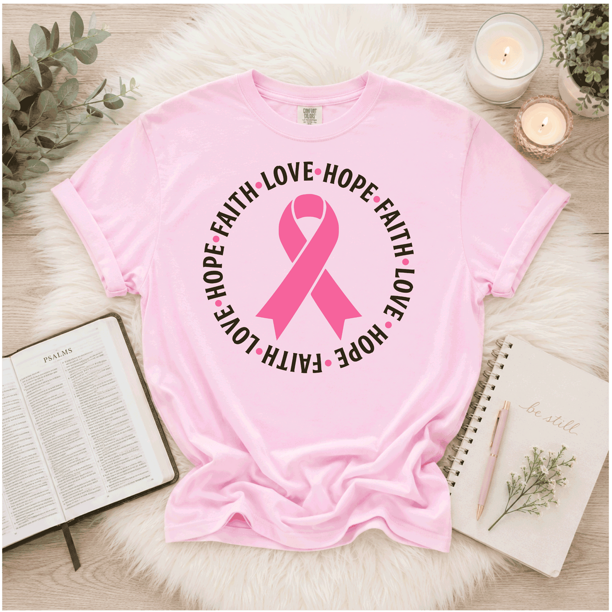 Faith Hope Love - Breast Cancer Awareness