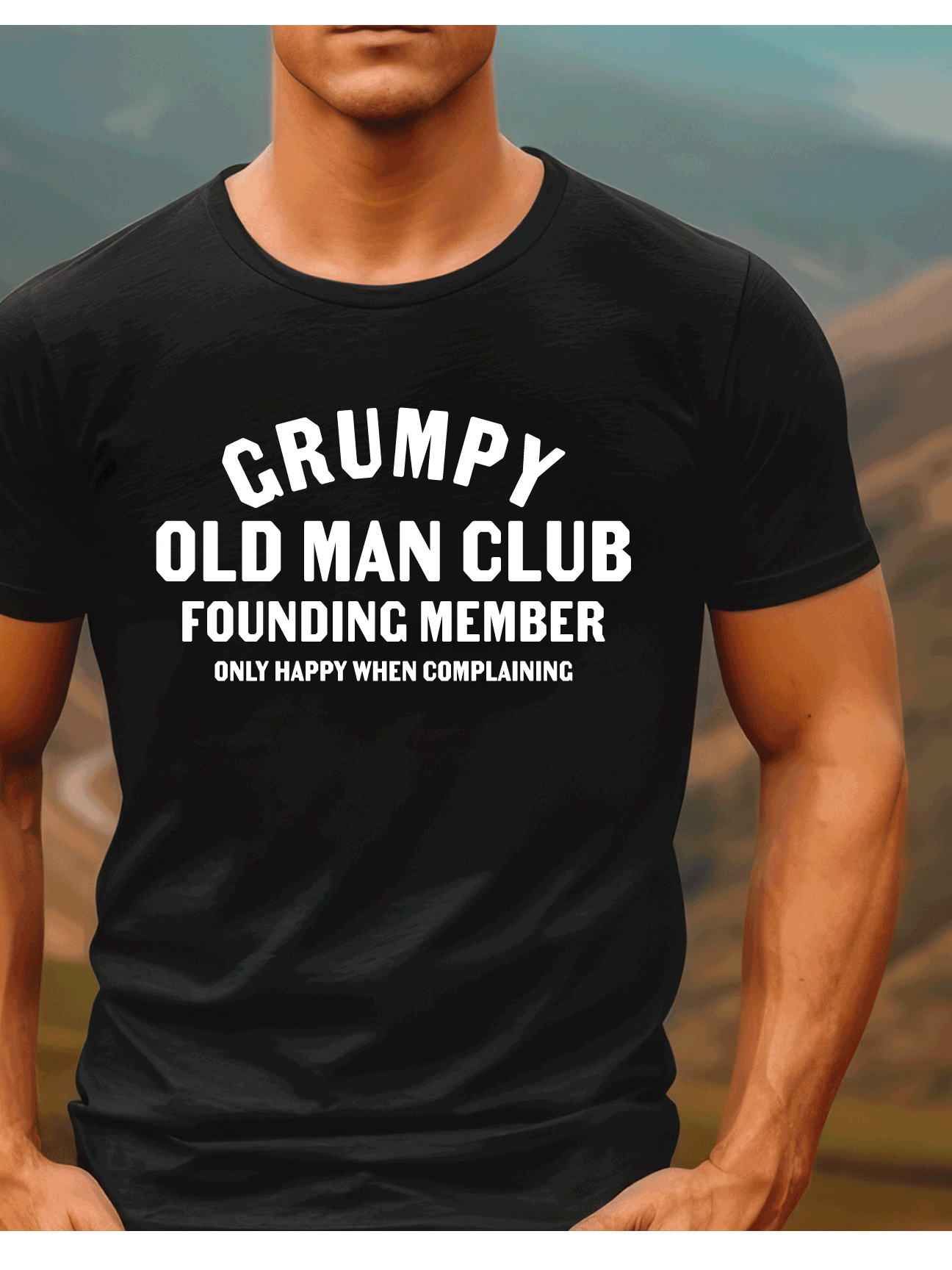 GRUMPY OLD MAN CLUB (WHITE)