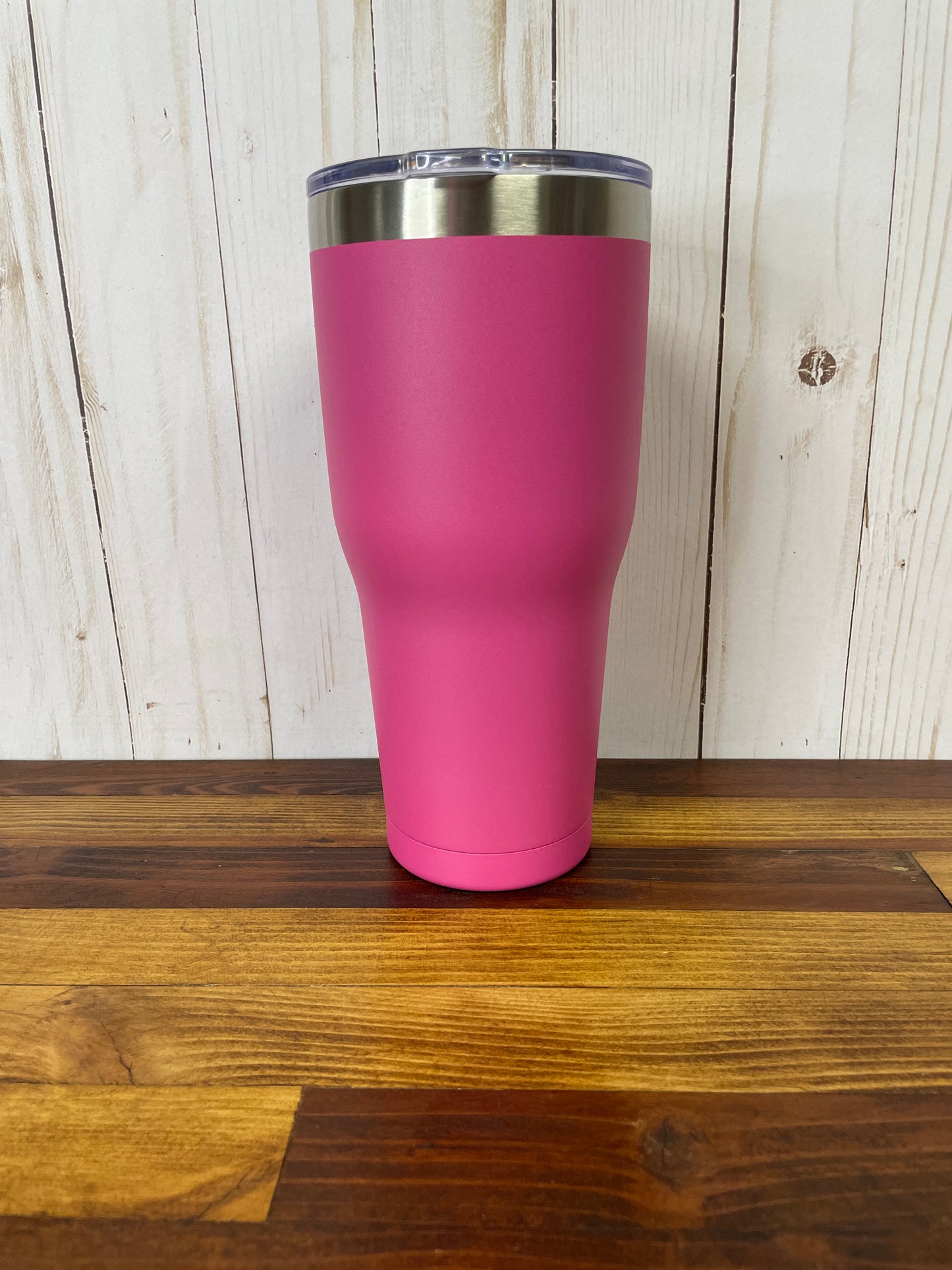 Custom Laser Engraved Tumbler - Hot Pink 30oz