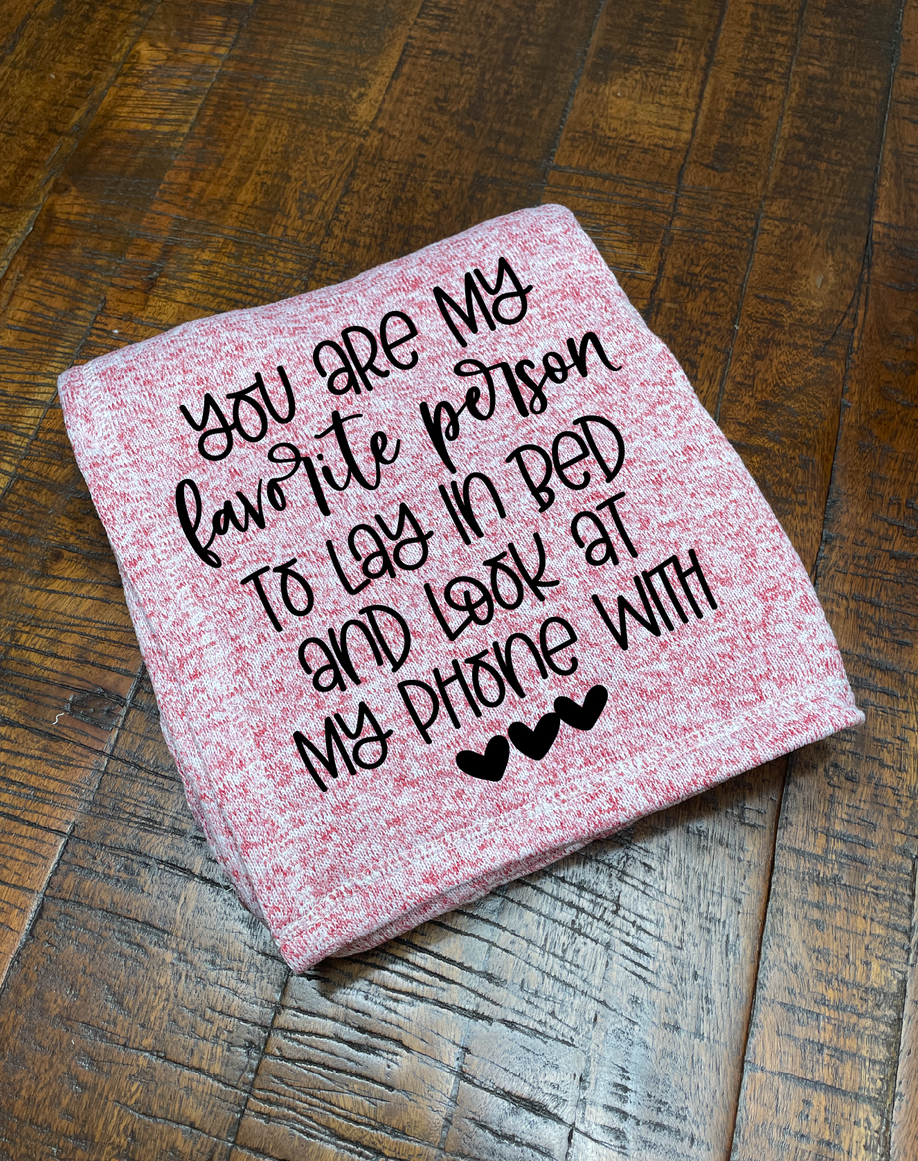 Custom Blanket, Pink