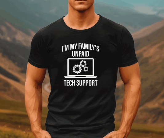 I'm My Family's Unpaid Tech Support - White design