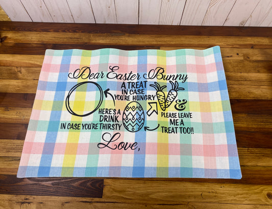 Dear Easter Bunny Placemat