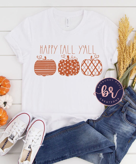 Happy Fall Y'all Graphic Tee