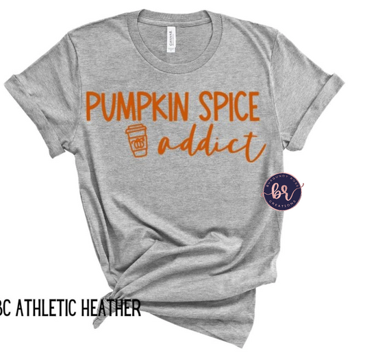 Pumpkin Spice Addict Graphic Tee