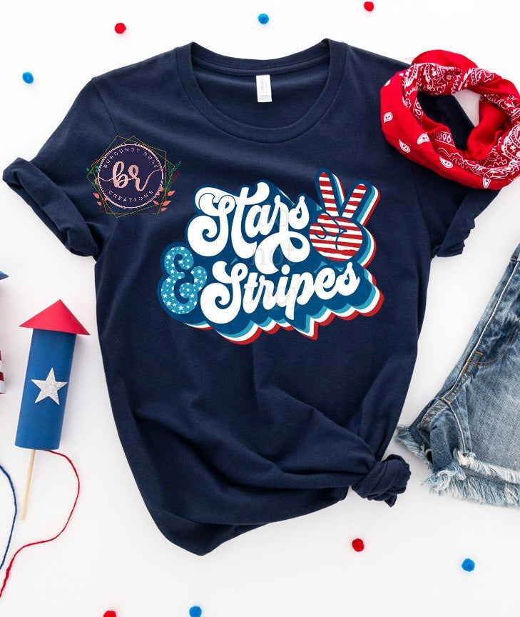 Stars and Stripes Graphic Tee